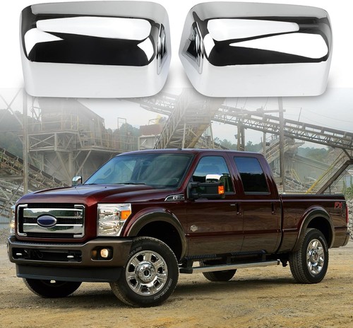 Chrome top half mirror caps - half,
